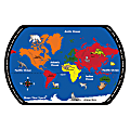 Flagship Carpets Printed Rug, 6'H x 9'W, Maps That Teach 1 thumbnail image