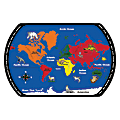 Flagship Carpets Printed Rug, 6'H x 9'W, Maps That Teach 1 thumbnail image