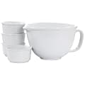 Gibson Elite Gracious Dining 5-Piece Ramekin And Mixing Bowl Set, White 1 thumbnail image