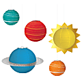 Amscan Blast Off Birthday Paper Lanterns, Multicolor, Pack Of 5 Lanterns 1 thumbnail image