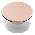 PopSockets Phone Stand, 1.5"H x 1.5"W x 0.25"D, Aluminum Rose Gold