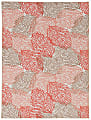 Linon Washable Area Rug, 5' x 7', Corie Ivory/Coral 1 thumbnail image