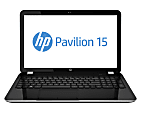 HP Pavilion 15-e000 15-e020us 15.6" LCD Notebook - Intel Core i3 (3rd Gen) i3-3110M Dual-core (2 Core) 2.40 GHz - 4 GB DDR3 SDRAM - 750 GB HDD - Windows 8 64-bit - 1366 x 768 - BrightView - Sparkling Black 1 thumbnail image