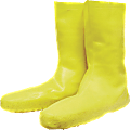 Servus Disposable Latex Booties, Large, Yellow