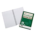 SKILCRAFT® Spiral Notebook, 5" x 7-1/2", 1 Subject, College Rule, 80 Sheets, 100% Recycled, Green, Pack of 6 1 thumbnail image