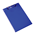 SKILCRAFT Plastic Clipboard, 9" x 12", Spring Clip, Blue (AbilityOne 7520-01-439-3391)