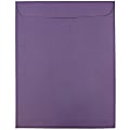 JAM Paper® Open-End 10" x 13" Catalog Envelopes, Gummed Closure, Dark Purple, Pack Of 25