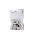 Office Depot® Brand Binder Clips, Small, 3/4" Wide, 3/8" Capacity, Silver, Pack Of 36