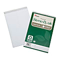 SKILCRAFT® 100% Recycled Steno Books, 6" x 9", Gregg Ruled, 60 Sheets, Green, Pack Of 6 (AbilityOne 7530-01-600-2029) 1 thumbnail image