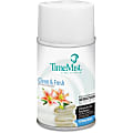 TimeMist Clean/Fresh Dispenser Refill - 30 Day(s) Refill Life - Clean N' Fresh - 44883.12 gal Coverage - 12 / Carton - White