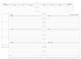 2025 TUL® Discbound Weekly/Monthly Planner Refill Pages, Letter Size, January To December