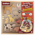 BeginAgain Toys Sounds Around the Farm Story Box - Theme/Subject: Animal, Learning, Fun - Skill Learning: Farm, Name, Sound - 8 Pieces
