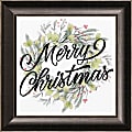 Timeless Frames® Holiday Art, 16-1/4” x 16-1/4”, Merry Christmas Wreath