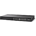 Cisco SG220-28MP 28-Port Gigabit PoE Smart Switch - 24 Ports - Manageable - Gigabit Ethernet - 2 Layer Supported - Modular - 4 SFP Slots - Twisted Pair, Optical Fiber - 1U High - Rack-mountable, Desktop - Lifetime Limited Warranty 1 thumbnail image