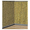 Amscan Summer Luau Bamboo Scene Setter Room Roll, 48" x 480", Brown