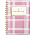 Simplified by Emily Ley for AT-A-GLANCE® Academic 2026-2027 Customizable Weekly Monthly Planner, Oversized Plaid, Small, 5 1/2" x 8 1/2" 1 thumbnail image