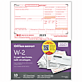 Office Depot® Brand W-2 Laser Tax Forms And Envelopes, 6-Part, 2-Up, 8-1/2" x 11", Pack Of 10 Form Sets, 5611023 1 thumbnail image