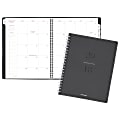 AT-A-GLANCE® Signature Collection™ 13-Month Planner, 8 3/4" x 11", Heather Gray, January 2018 to January 2019 (P90045-18)