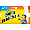 Bounty® Essentials 2-Ply Paper Towels, 50 Sheets Per Roll, Pack Of 12 Rolls