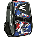 Easton Baseball Carrying Case (Backpack) for Helmet, Glove, Bottle, Baseball, Bat - Red, White, Blue 1 thumbnail image