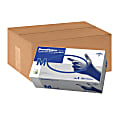 SensiCare Ice Powder-Free Nitrile Exam Gloves, Medium, Violet Blue, 250 Gloves Per Box, Case Of 10 Boxes