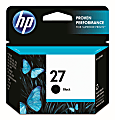 HP 27 Black Ink Cartridge, C8727AN