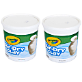 Crayola® Air-Dry Clay, 5 Lb, White, Pack of 2 Tubs 1 thumbnail image