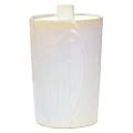 Martha Stewart Stoneware Canister With Lid, 50 Oz, Off White
