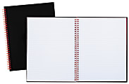 Black n' Red® Business Notebook, 8 1/2" x 11", 1 Subject, Legal Ruled, 70 Sheets, Black/Red 1 thumbnail image