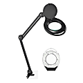 Realspace® Clamp-On Magnifier Task Lamp, 24"H, Black 1 thumbnail image