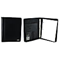 Samsonite® Zip-Around Vinyl 3-Ring Padfolio, 13 1/2" x 11" x 2", black 1 thumbnail image