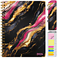 2025-2026 Global Excello Brands Hardcover Fashion Weekly/Monthly Planner, 8-1/2” x 11", Dark Gold Marble, November 2025 To December 2026 1 thumbnail image