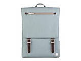 Moshi Helios Lite Slim Laptop Backpack - Sky Blue for Laptops up to 13" , Weather Resistant, Vegan Leather, RFID Pocket