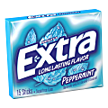 Extra® Sugar-Free Peppermint Gum, 0.095 Oz 1 thumbnail image