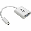 Tripp Lite USB C to VGA Video Adapter Converter1080p, M/F, USB Type C to VGA, USB-C to VGA, USB Type-C to VGA 6in - USB/VGA  - U44406NVGAAM 1 thumbnail image