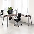 WorkPro® Motiva 72"W Modern L-Shaped Office Desk With Metal Legs, Storm Gray, Standard Delivery 1 thumbnail image