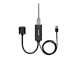 Manhattan VGA And USB To HDMI Converter, Black, 152426