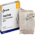 First Aid Only™ Triangular Sling Bandage, 40" x 40" x 56", White