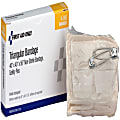 First Aid Only™ Triangular Sling Bandage, 40" x 40" x 56", White 1 thumbnail image