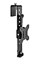 Mount-It! Over Cubicle Monitor Mount Hanger, 16"H x 4"W x 5"D, Black