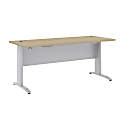 BBF Sector 72" x 30" Rectangular Desk, 30"H x 71 1/2"W x 29 1/2"D, Natural Maple, Standard Delivery Service