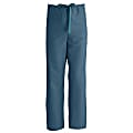 Medline ComfortEase™ Unisex Tall Non-Reversible Drawstring Cargo Scrub Pants, X-Large, Caribbean Blue 1 thumbnail image
