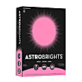 Astrobrights® Color Multi-Use Printer & Copy Paper, 1 Ream, Pulsar Pink, Letter (8.5" x 11"), 500 Sheets Per Ream, 24 Lb, 94 Brightness 1 thumbnail image
