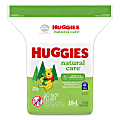 Huggies® Natural Care® Sensitive Baby Wipes, 1-Ply, 3.88 x 6.6, Unscented, White, 184/Pack, 3 Packs/Carton 1 thumbnail image