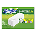 Swiffer® Sweeper Dry Cloth Refills, White, 52 Refills Per Box, Carton Of 3 Boxes