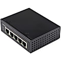 StarTech.com Industrial 5 Port Gigabit PoE Switch 30W - Power Over Ethernet Switch - GbE POE+ Network Switch - Unmanaged - IP-30 - 5 Port Gigabit PoE switch 30W PSE power per port to devices w/GbE on Cat5e/6