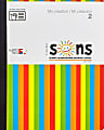 SONS System My Creation Notebooks, 9-3/4" x 7-1/2", 2nd, 200 Sheets Per Notebook, Multicolor, 1 thumbnail image