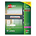 Avery® Permanent Durable ID Labels With TrueBlock®, 6577, 5/8" x 3", White, Pack Of 1,600 1 thumbnail image