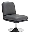 Zuo Modern Rory Plywood And Steel Accent Chair, Gray