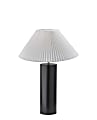 Adesso Marta Table Lamp, 25-1/2”H, White Shade/Black Base 1 thumbnail image